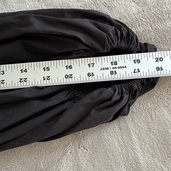 Michael Kors 100% Cotton Black Versatile Wrap Top Blouse Size Small Contemporary - Picture 11 of 12